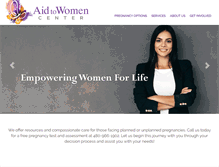 Tablet Screenshot of aidtowomencenter.org